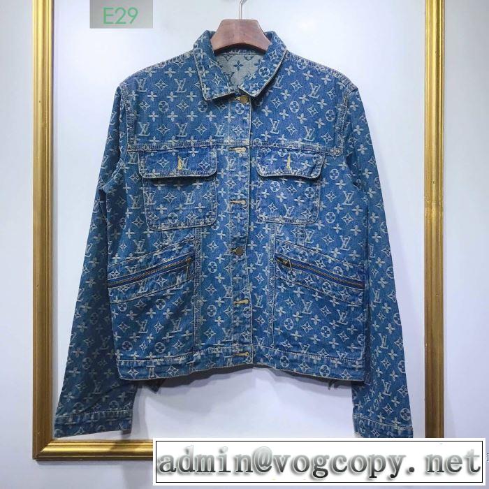 この夏は注目新作 ルイ ヴィトン LOUIS VUITTON 2019年春夏シーズンの人気  デニムジャケット ぐっと鮮度がアップ