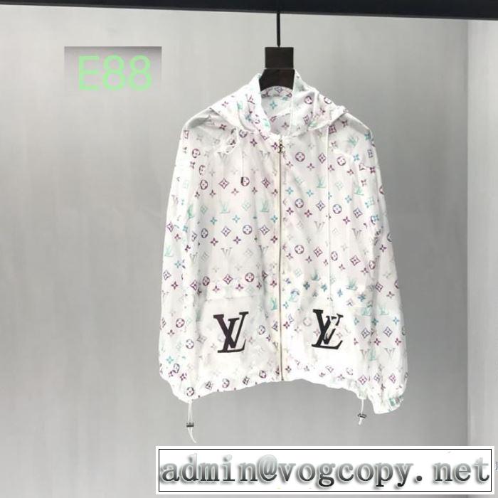 おしゃれ上級者に挑戦 ルイ ヴィトン LOUIS VUITTON フード付きコート 2019即旬な装いに 春夏らしい華やか 