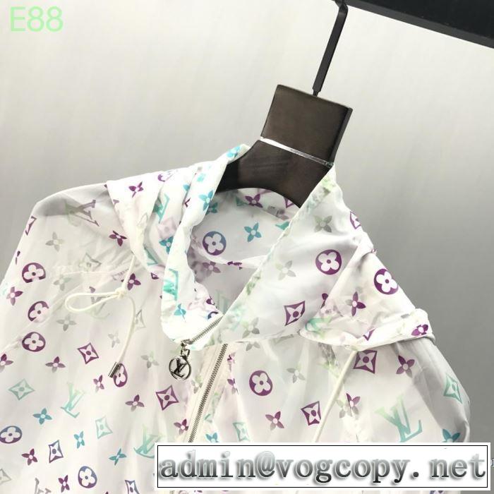 おしゃれ上級者に挑戦 ルイ ヴィトン LOUIS VUITTON フード付きコート 2019即旬な装いに 春夏らしい華やか