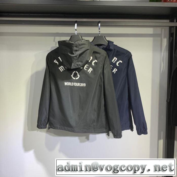 モンクレール MONCLER シンプルながら切れ味のいい  2色可選 フード付きコート2019年春夏シーズンの人気
