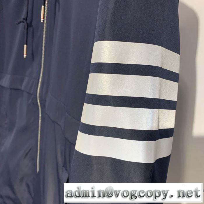 2019年春夏流行ファッション トムブラウン THOM BROWNE トレンド感があって涼しげ ハーフコート 2色可選 リッチな印象に