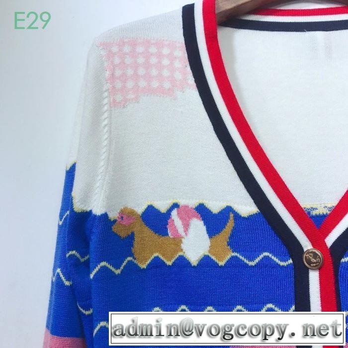 大人っぽく着こなし トムブラウン大胆にデザインオシャレ新品  THOM BROWNE  2019春夏も引き続きトレンド カシミヤコート