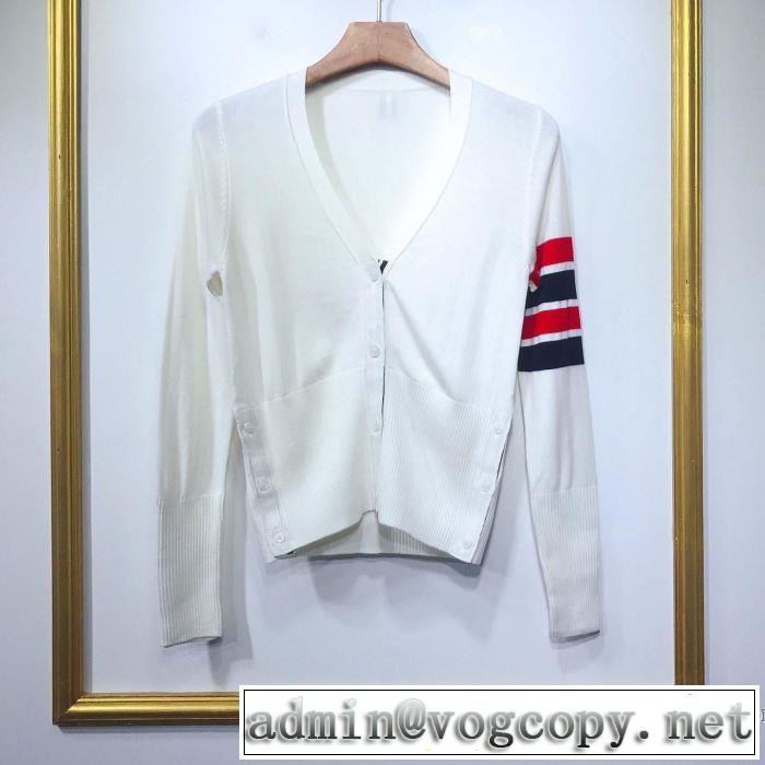 ニットコート 2019春夏は人気定番 トムブラウン 今年の正解大人気新作 THOM BROWNE  今っぽく新作アイテム 