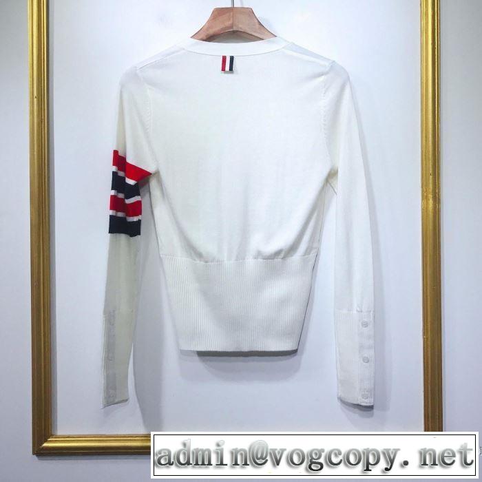 ニットコート 2019春夏は人気定番 トムブラウン 今年の正解大人気新作 THOM BROWNE  今っぽく新作アイテム