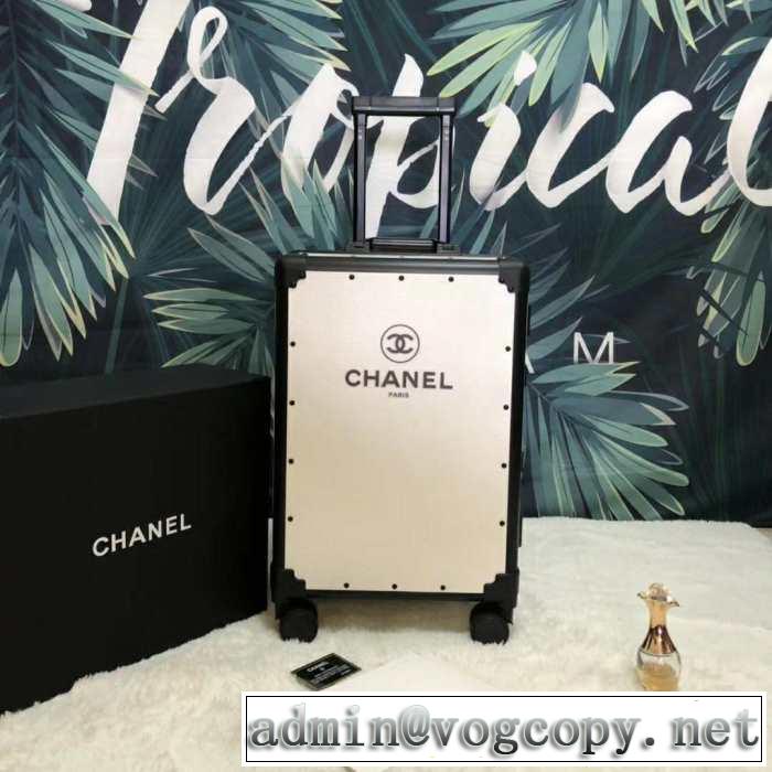 春夏の流行り2019新品 CH ギフト最適期間限定スーツケース CH 大人の色味