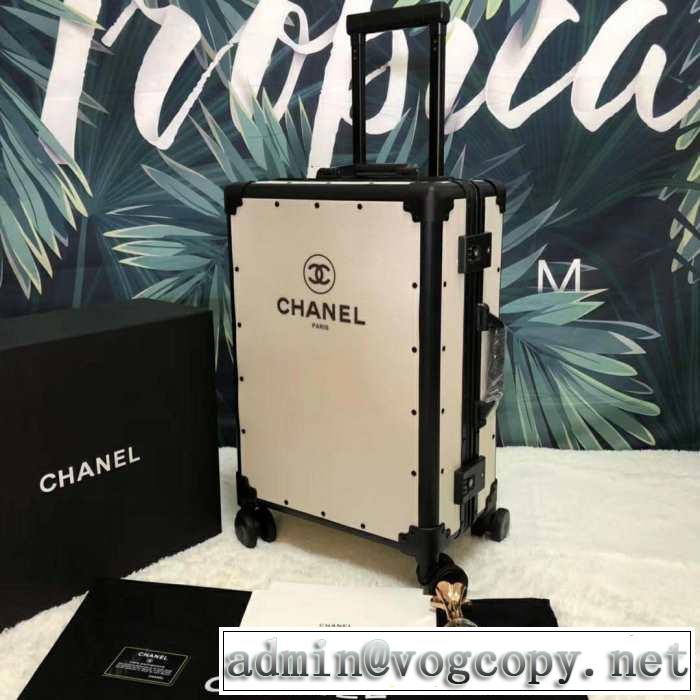 春夏の流行り2019新品 CH ギフト最適期間限定スーツケース CH 大人の色味