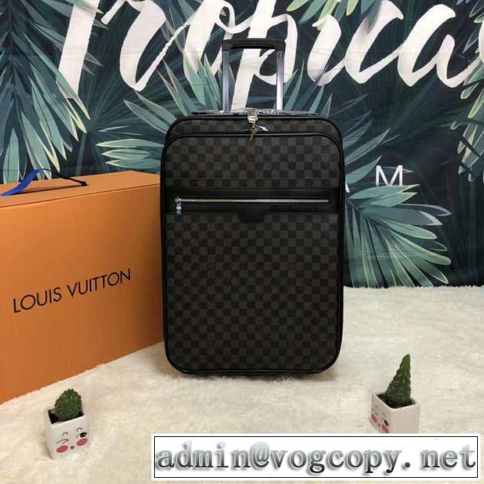 ルイ ヴィトン2019夏ファション新品  LOUIS VUITTON  スーツケース 最新先取りおしゃれなロゴ入り