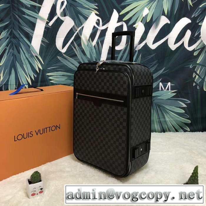ルイ ヴィトン2019夏ファション新品  LOUIS VUITTON  スーツケース 最新先取りおしゃれなロゴ入り