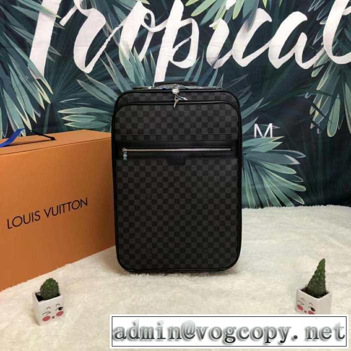 ルイ ヴィトン2019夏ファション新品  LOUIS VUITTON  スーツケース 最新先取りおしゃれなロゴ入り