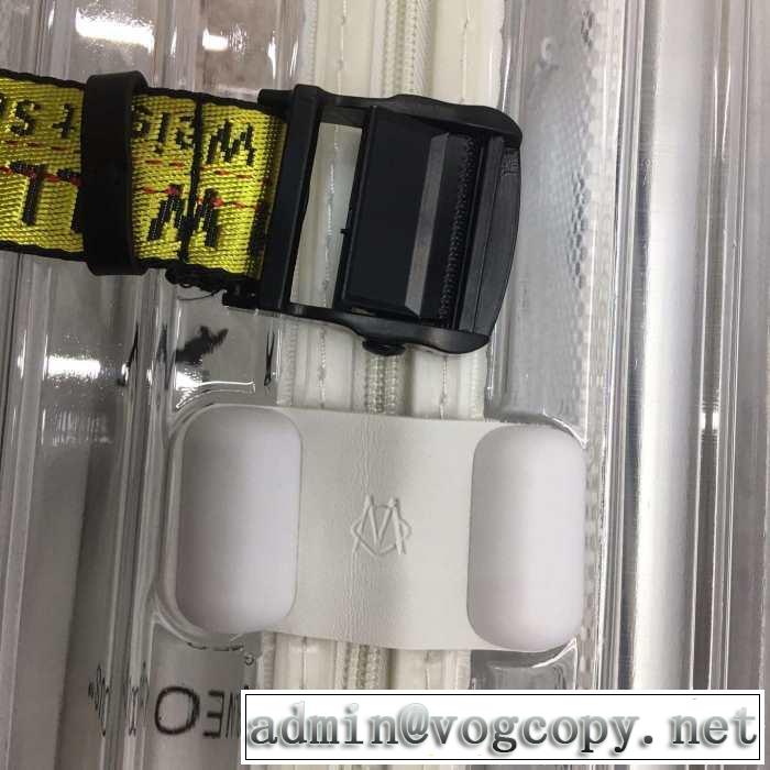 Off-White おすすめな大人のトレンド オフホワイト スーツケース 【2019春夏】最新コレクション