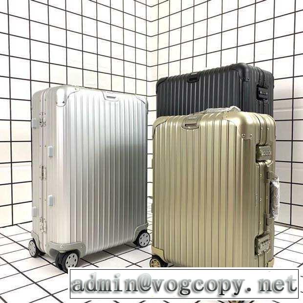 ブランドの話題の新作も！ リモワ Rimowa 大人っぽく着こなし スーツケース2019SSのトレンド商品