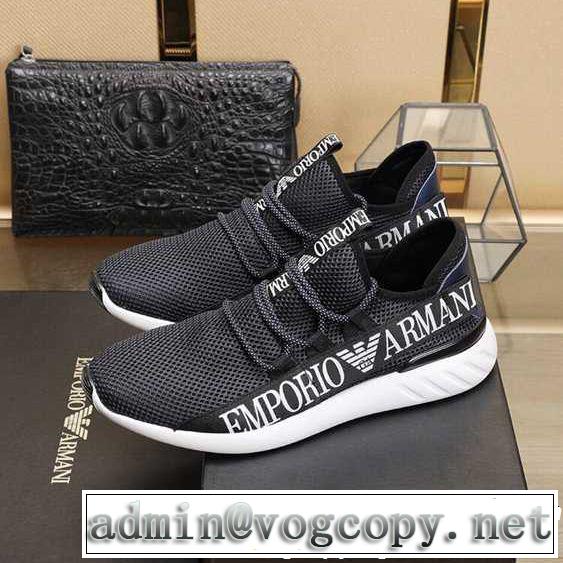 ARMANI アルマーニ カジュアルシューズ  大人カジュアル上手に 《2019年》今、注目のストリート