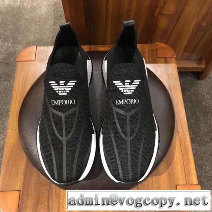 ARMANI アルマーニ 素敵カジュアル春夏新品 カジュアルシューズ 2色可選 2019春夏人気トレンドアイテム