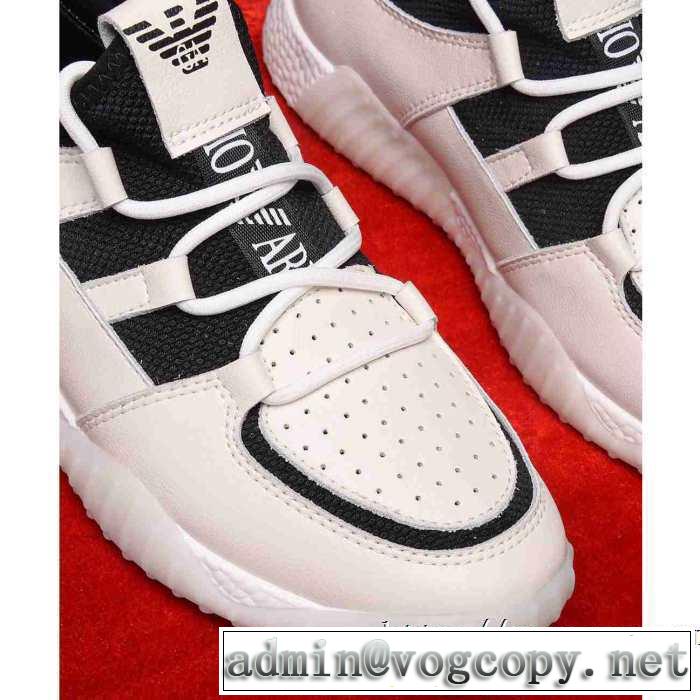 秋冬コーデと相性がいい アルマーニ おしゃれなファッションコーデ ARMANI 2019トレンド秋冬おすすめ安い ランニングシューズ