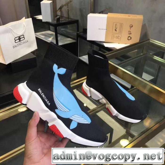 BALENCIAGA Speed Trainer 上品な涼やかさある印象に バレンシアガ スピードトレーナー メンズ スニーカー 2019SS