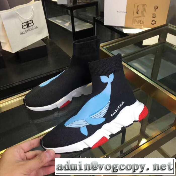 BALENCIAGA Speed Trainer 上品な涼やかさある印象に バレンシアガ スピードトレーナー メンズ スニーカー 2019SS
