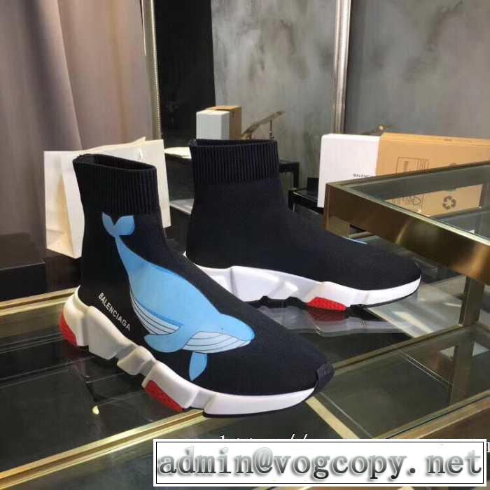 BALENCIAGA Speed Trainer 上品な涼やかさある印象に バレンシアガ スピードトレーナー メンズ スニーカー 2019SS