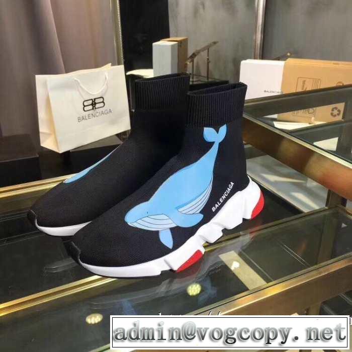 BALENCIAGA Speed Trainer 上品な涼やかさある印象に バレンシアガ スピードトレーナー メンズ スニーカー 2019SS