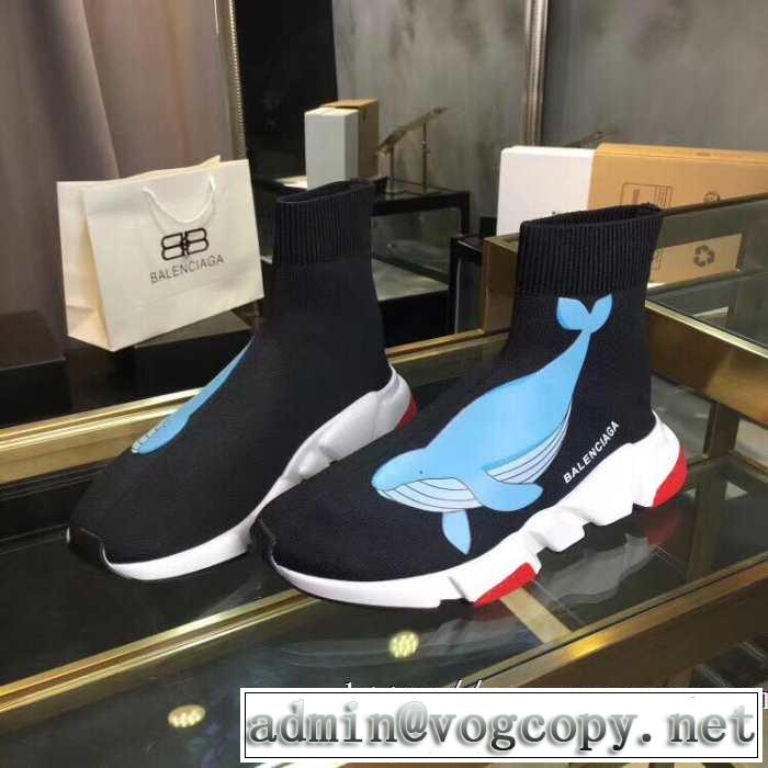 BALENCIAGA Speed Trainer 上品な涼やかさある印象に バレンシアガ スピードトレーナー メンズ スニーカー 2019SS