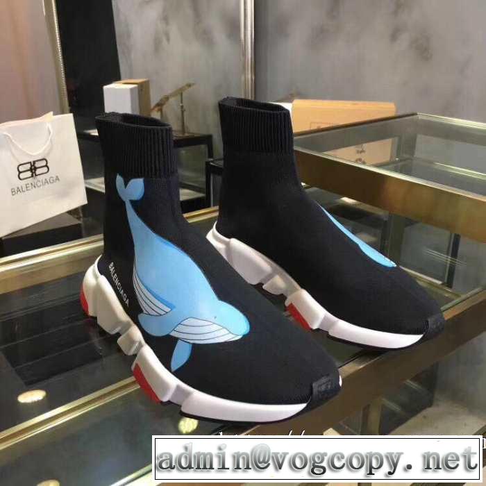 BALENCIAGA Speed Trainer 上品な涼やかさある印象に バレンシアガ スピードトレーナー メンズ スニーカー 2019SS