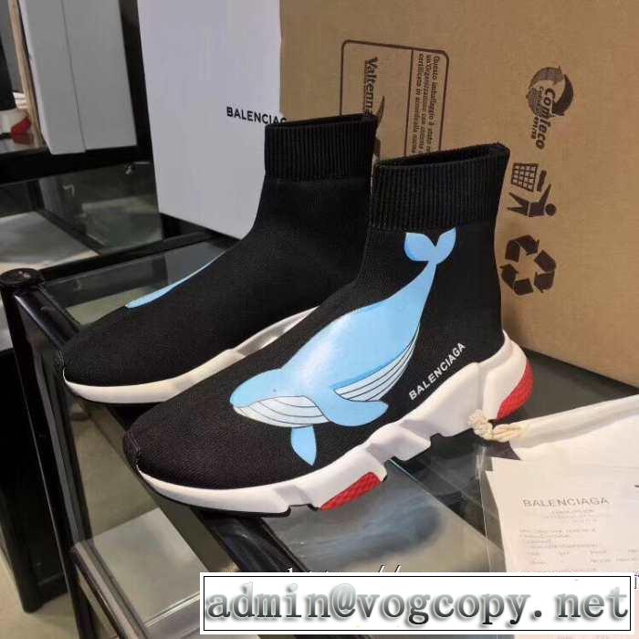 BALENCIAGA Speed Trainer 上品な涼やかさある印象に バレンシアガ スピードトレーナー メンズ スニーカー 2019SS