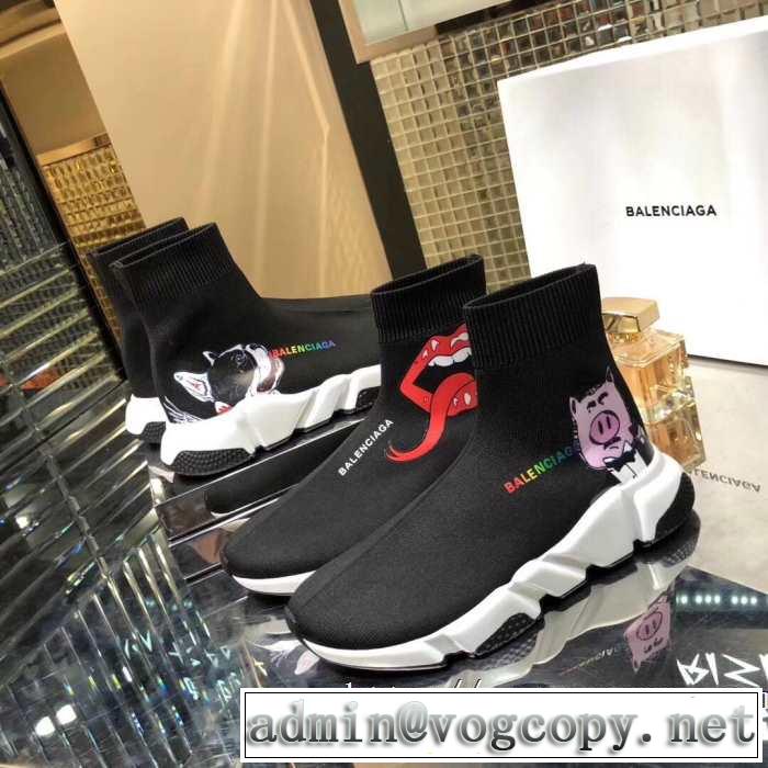 4色可選  BALENCIAGA Speed Trainer 夏気分UP最新コレクション バレンシアガ スピードトレーナー メンズ スニーカー