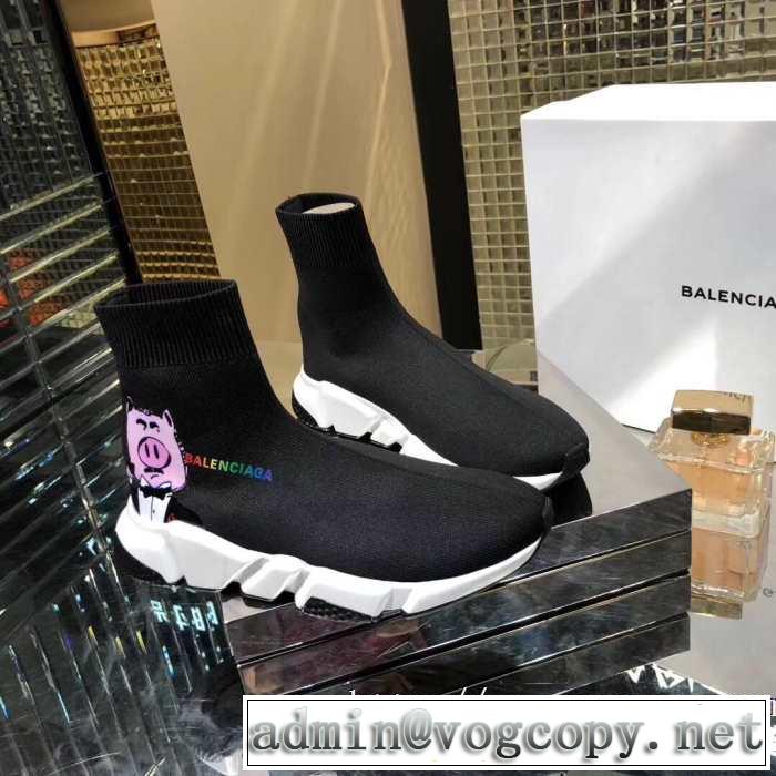 4色可選  BALENCIAGA Speed Trainer 夏気分UP最新コレクション バレンシアガ スピードトレーナー メンズ スニーカー