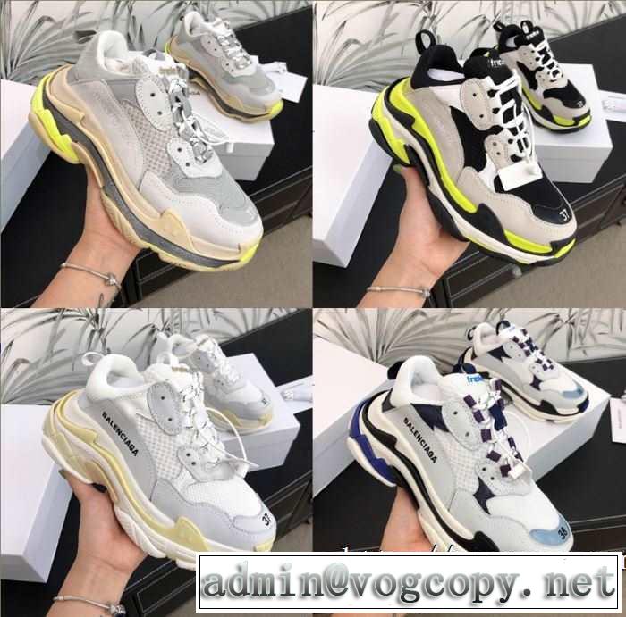 多色可選 2019トレンドカラー秋冬セールバレンシアガ 人気ブランドの秋冬新色  BALENCIAGA ランニングシューズ おしゃれに秋を迎えるために