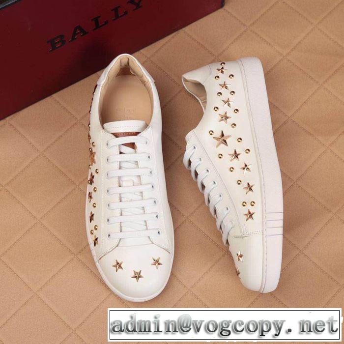 おしゃれデザインも大人気 BALLY バリー カジュアルシューズ 2色可選 春夏の流行り2019新品