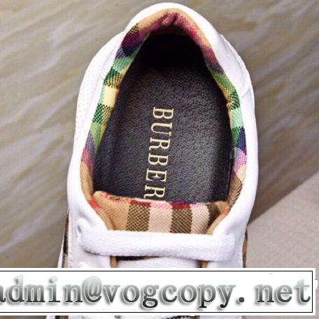 2019年春夏流行ファッション 大人可愛いスタイル BURBERRY バーバリー カジュアルシューズ 2色可選