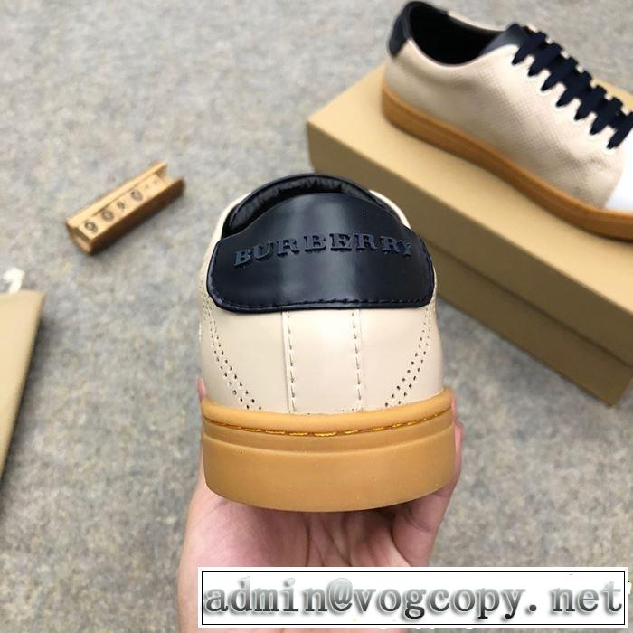 BURBERRY バーバリー カジュアルシューズ 2色可選 おしゃれな夏ファッション2019 夏先に大活躍する