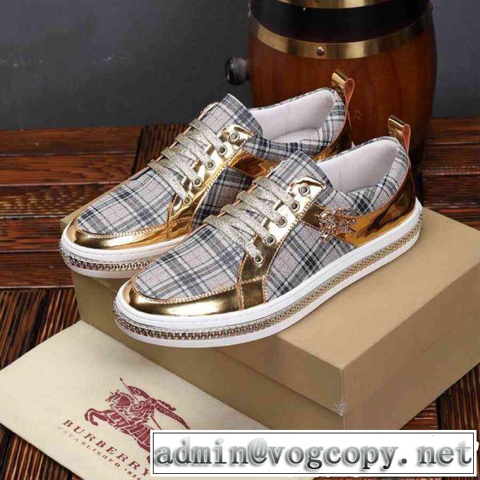 BURBERRY バーバリー カジュアルシューズ 3色可選 SS19春夏入荷人気のスピーディ 流行の最前線