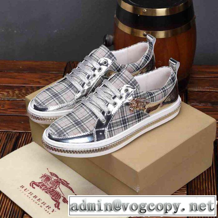 BURBERRY バーバリー カジュアルシューズ 3色可選 SS19春夏入荷人気のスピーディ 流行の最前線