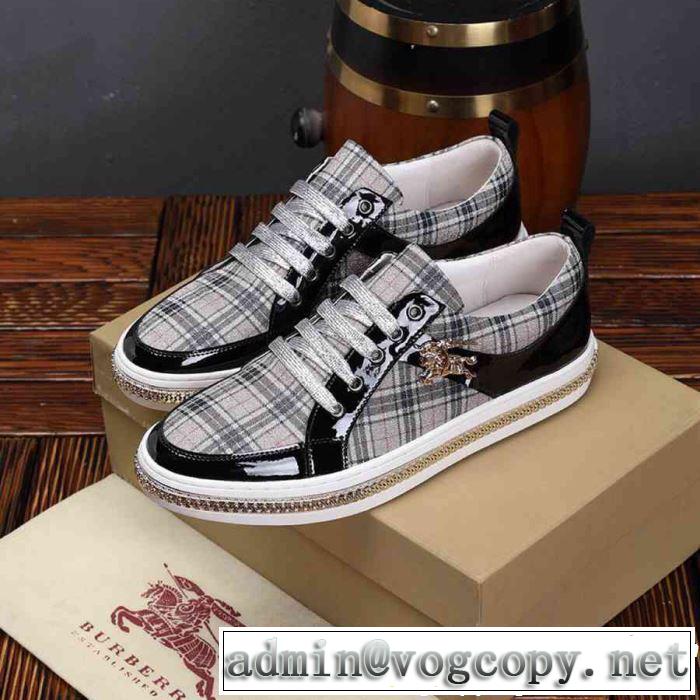 BURBERRY バーバリー カジュアルシューズ 3色可選 SS19春夏入荷人気のスピーディ 流行の最前線