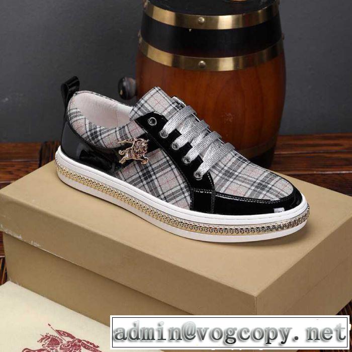 BURBERRY バーバリー カジュアルシューズ 3色可選 SS19春夏入荷人気のスピーディ 流行の最前線
