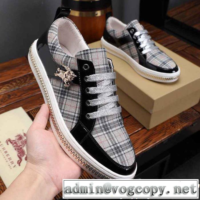 BURBERRY バーバリー カジュアルシューズ 3色可選 SS19春夏入荷人気のスピーディ 流行の最前線