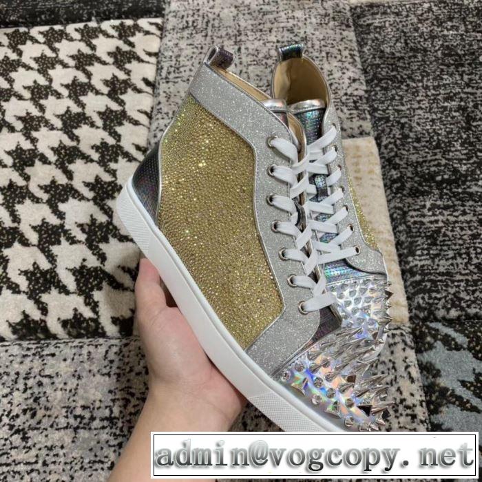 春夏の流行り2019新品 クリスチャンルブタン Christian Louboutin スニーカー、靴 男女兼用 2色可選 今年春夏ファション流行り