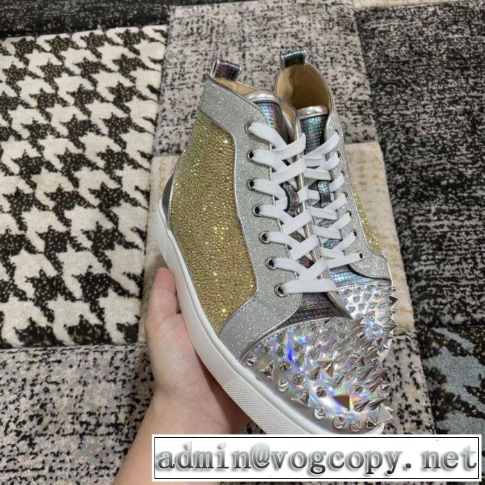 春夏の流行り2019新品 クリスチャンルブタン Christian Louboutin スニーカー、靴 男女兼用 2色可選 今年春夏ファション流行り