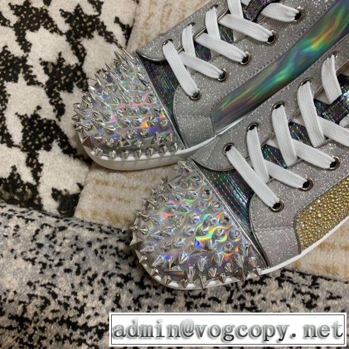 春夏の流行り2019新品 クリスチャンルブタン Christian Louboutin スニーカー、靴 男女兼用 2色可選 今年春夏ファション流行り