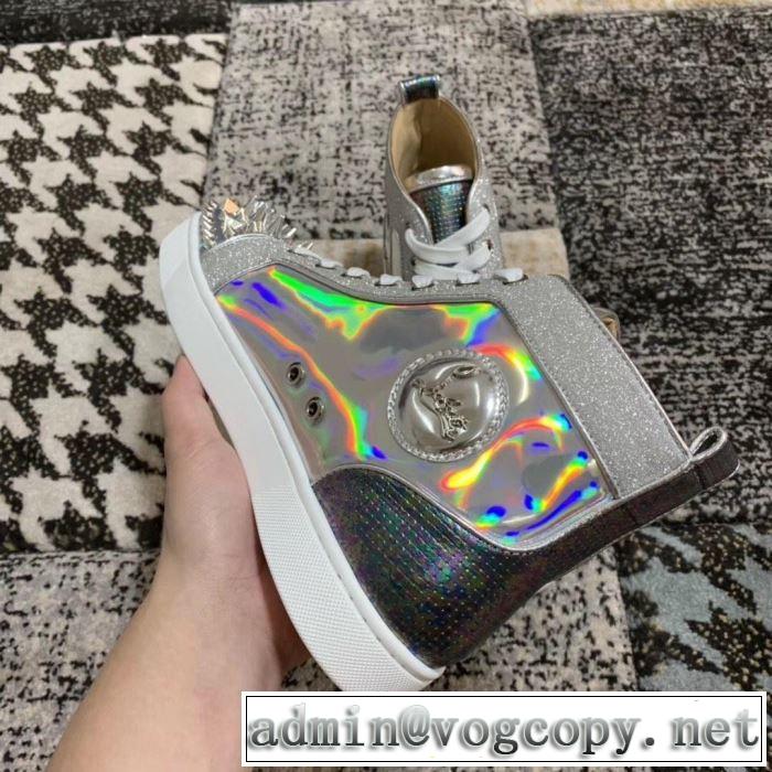 春夏の流行り2019新品 クリスチャンルブタン Christian Louboutin スニーカー、靴 男女兼用 2色可選 今年春夏ファション流行り