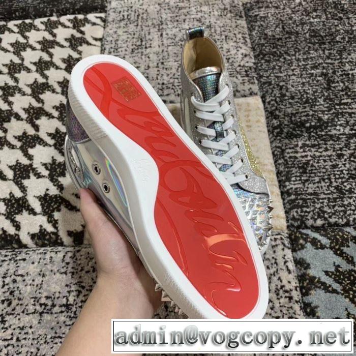 春夏の流行り2019新品 クリスチャンルブタン Christian Louboutin スニーカー、靴 男女兼用 2色可選 今年春夏ファション流行り