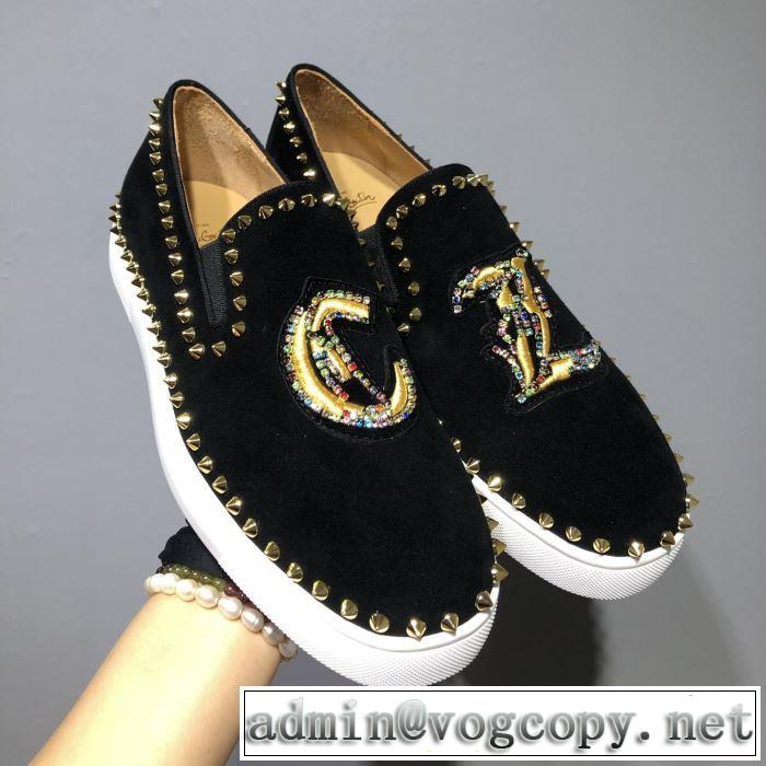 クリスチャンルブタン Christian Louboutin スニーカー、靴 男女兼用 今季は特に注目ファション 《2019年》今、注目のストリート