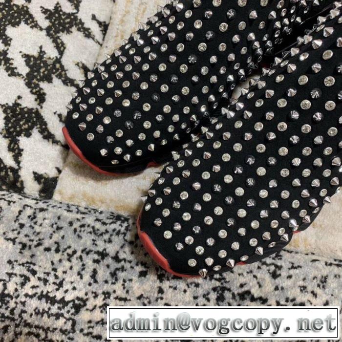 夏に良く似合うちょっと新品 2019春夏のトレンド新商品 クリスチャンルブタン Christian Louboutin スニーカー、靴 2色可選