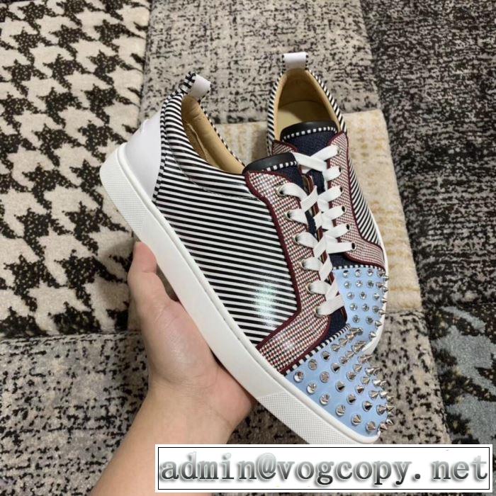 【2019年】夏のファッション クリスチャンルブタン Christian Louboutin スニーカー、靴 2色可選 今シーズン注目のデザイン