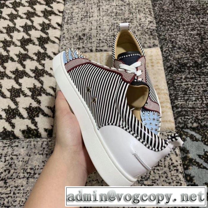 【2019年】夏のファッション クリスチャンルブタン Christian Louboutin スニーカー、靴 2色可選 今シーズン注目のデザイン