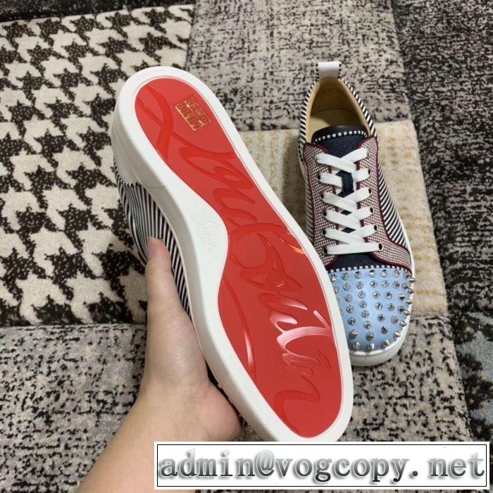 【2019年】夏のファッション クリスチャンルブタン Christian Louboutin スニーカー、靴 2色可選 今シーズン注目のデザイン