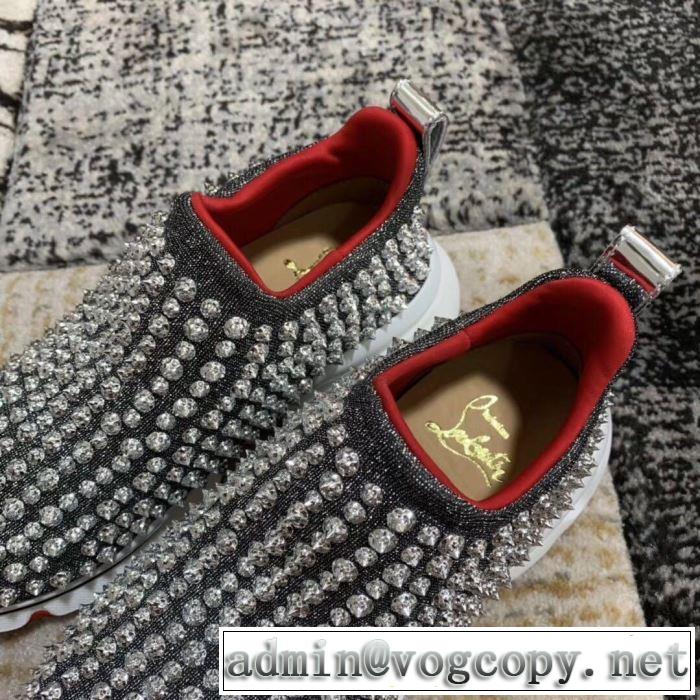 2色可選 ハイトップシューズ  2019春夏トレンドアイテム お洒落トレンド人気 クリスチャンルブタン Christian Louboutin