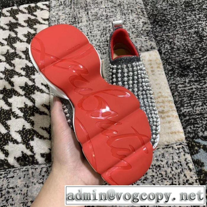 2色可選 ハイトップシューズ  2019春夏トレンドアイテム お洒落トレンド人気 クリスチャンルブタン Christian Louboutin