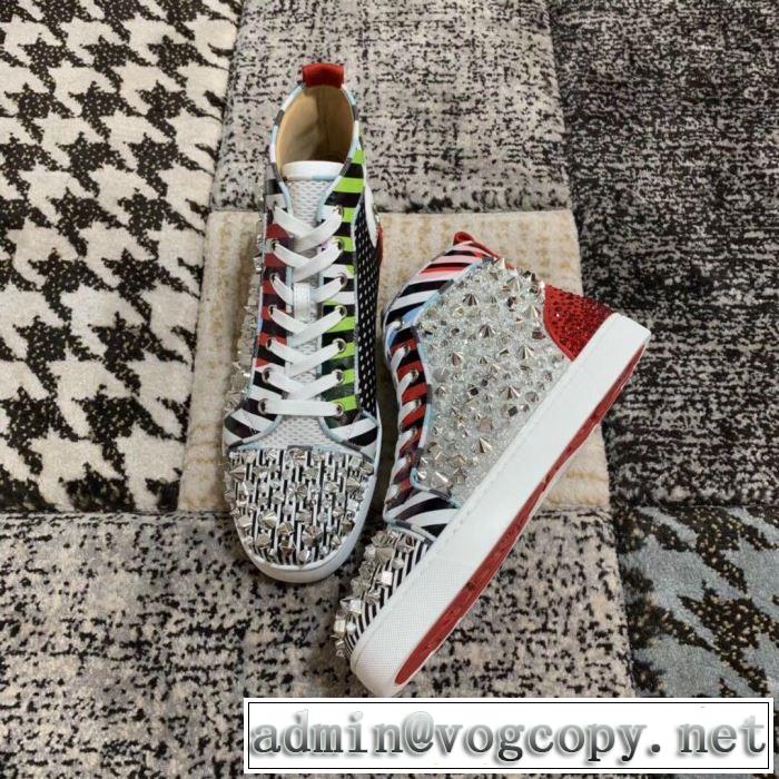クリスチャンルブタン Christian Louboutin スニーカー、靴 2色可選 《2019年》今、注目のストリート 暑い季節も大活躍