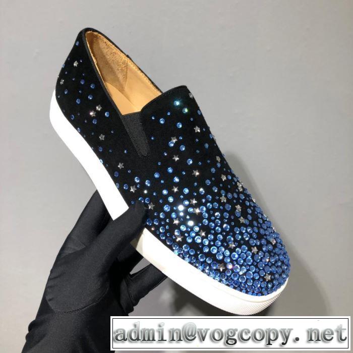 今年春夏ファション流行り クリスチャンルブタン Christian Louboutin スニーカー、靴 2色可選 2019春夏の大注目トレンド